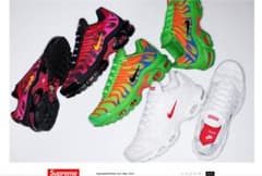 【新品未使用】Supreme × Nike Air Max Plus Whiteのサムネイル