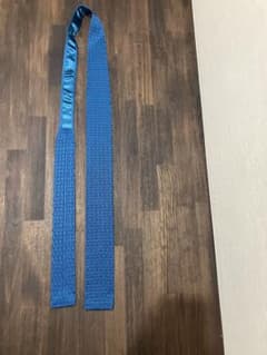 0322_ボッテガヴェネタ ニットタイ ターコイズブルー