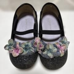 panpantutu パンパンチュチュ バレエシューズ リボン 16cm