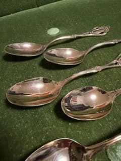 オールドノリタケ アンティークスプーン EPNS 金メッキ Noritake