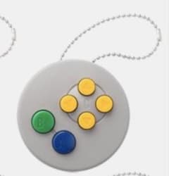Nintendo 64（N64）コントローラー ミニチュア キーホルダー　未開封のサムネイル