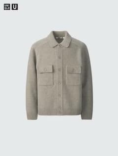 UNIQLO U 24AW ラムニットジャケット Lのサムネイル