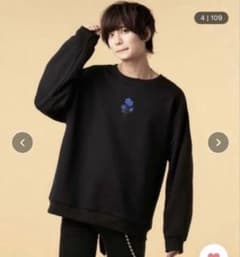 ADRER バラ刺繍 ブラック スウェット 2025年最新】ADRER薔薇刺繍の人気アイテム - メルカリ