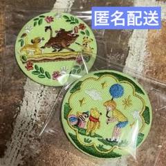 ディズニー 刺繍缶バッジ くまのプーさん ライオンキング - メルカリ