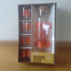 Libbey社のデッドストック Orange juiceサーバーセットのサムネイル