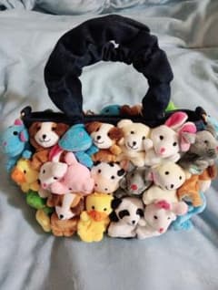 la milanesaハンドメイド ぬいぐるみバッグ カラフルトイバッグ la milanesaハンドメイド ぬいぐるみバッグ カラフルトイバッグ | Mercari