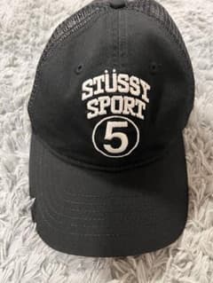 STUSSY SPORT 5 TRUCKER CAP ブラック メッシュキャップのサムネイル