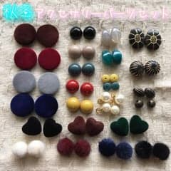 秋冬バージョン～ビーズ、カボション＆チャーム アソートセットのサムネイル