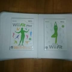 値下げ Wiiフィット 本体 カセット2本付き ゲーム 任天堂のサムネイル
