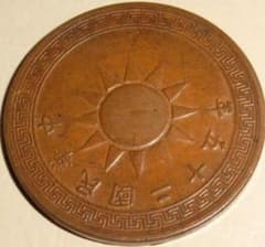 中国 古銭 楽天市場】中国 銀貨 古銭 貮毫 2毫 20セント 中華民国18年