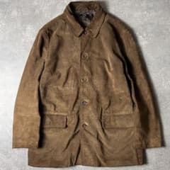 ジェイクルー　j.crew レザージャケット　スエード　ブラウン　コートのサムネイル