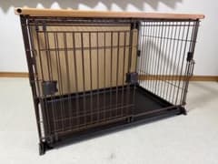 短期使用】ボンビアルコン 犬用ケージ 90×60 背面パネル 両開き - メルカリ