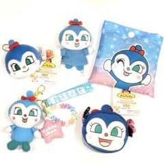 それいけアンパンマン　コキンちゃん　ぬいぐるみ　フェイスマスコット　エコバッグ