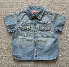 Daddy Oh Daddy デニムシャツ 半袖 80㎝のサムネイル