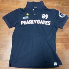 PEARLY GATES ポロシャツ ネイビー スマイル - メルカリ