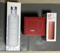 CAMPS ステンレスマグカップ ステンレスボトル Litボトル 3点セットのサムネイル