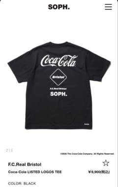 F.C.Real Bristol Coca-Cola Tシャツ - メルカリ