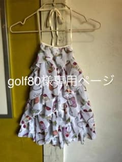 ファンシー ガーリー レトロなキャミソール 背中見せ首紐のサムネイル