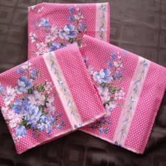 花柄 座布団カバー昭和レトロ 3枚セット - メルカリ