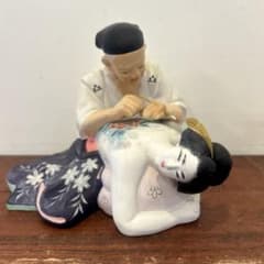 春画　博多人形 花魁遊女と刺青師 裏隠し春画人形　枕絵 浮世絵 艶絵 彫師 置物 m24627928982_1.jpg?1777703124