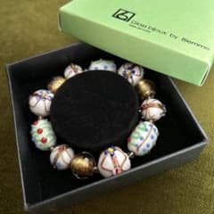 Biemme Luce sul corpo ヴェネチアングラスビーズブレスレット - メルカリ