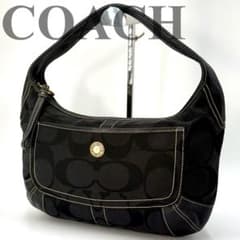 COACH コーチ 20164 ホーボー ターンロック レザー スエード 肩掛け 