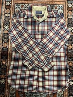 70s usa製 PendletonウールネルシャツMのサムネイル