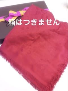 LOUIS VUITTON ルイヴィトン モノグラム 大判ストール レッド - メルカリ