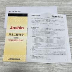 上新電機　株主優待券　5000円分のサムネイル