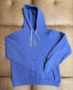 POLO Ralph Lauren刺繍 紫色 フード付きパーカーのサムネイル
