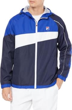FILA フィラ ウィンドアップパーカージャケット VM7013青 メンズM新品 FILA フィラ ウィンドアップパーカージャケット VM7013青 メンズM新品