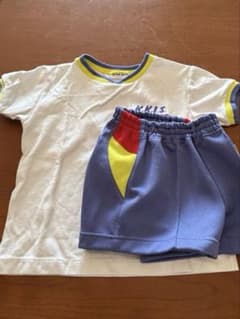 Kinder Kids PEユニフォーム体操服 上下セット120cmのサムネイル