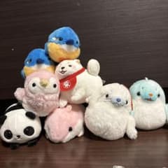 ぬいぐるみセット（アザラシ・ペンギン・パンダなど）