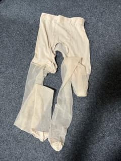 中古 ベージュ ストッキング 股割れタイプのサムネイル