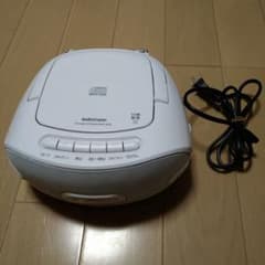 オーム電機 Audio Comm ポータブルCDラジオ RCR-871Z 白色 - メルカリ