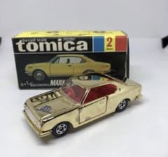 トミカ No.2 トヨタ コロナマークII 30周年記念 ゴールドのサムネイル