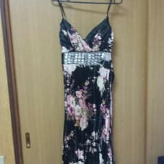 ロングドレス　和柄のサムネイル