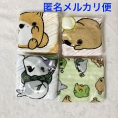 映画 おでかけ子ザメ とかいのおともだち　ハンドタオル　４種セット