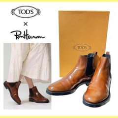 美品】トッズ×ロンハーマン別注 サイドゴアブーツ 茶 37.5 本革 - メルカリ