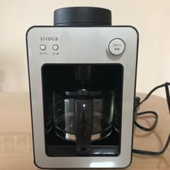 シロカ 全自動コーヒーメーカー カフェばこ SCA351 シルバーのサムネイル