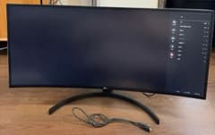 LG UltraWide Monitor 34WL85C モニター本体電源コード - メルカリ