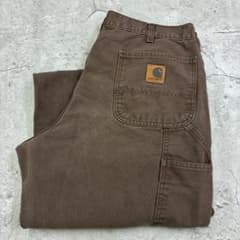 H*D様 Carhartt ダックペインターパンツ W35 ブラウン 古着 - メルカリ