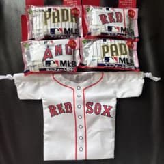 MLBユニフォームミニ巾着5個セットレッドソックス　エンゼルス　パドレスのサムネイル