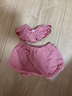 Sowan 千鳥柄 かぼちゃパンツ スタイセット 80のサムネイル