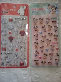 ベイマックス＆ミッキー ぷくぷくシールセットのサムネイル