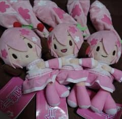 初音ミク 桜ミク モアプラスくっつきぬいぐるみ 3種のサムネイル