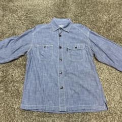Crocodile 長袖シャツ ブルー Lサイズのサムネイル