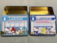サンリオ LAWSON コラボ 缶ケース 2個セットのサムネイル