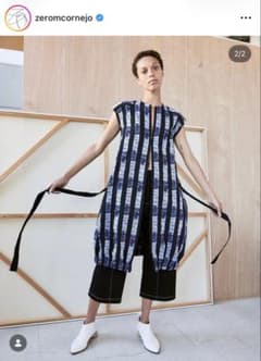ノースリーブ ジップアップ ロングベストのサムネイル