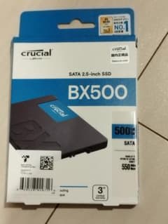 美品 crucial BX500 2.5 SSD 500GB おまけ付きのサムネイル